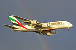 Emirates Airlines, 9V-EDV, Airbus A380-861, 01.Juli 2016, LHR London Heathrow, United Kingdom.