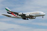 Emirates Airbus A380-861 A6-EOK, cn(MSN): 184,
Zürich-Kloten Airport, 09.07.2016.