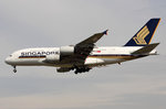 Singapore Airlines 9V-SKQ bei der Landung in Frankfurt 8.7.2016