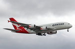 Qantas, VH-OQE, 01.Juli 2016, Airbus A380-841,  Lawrence Hargrave , LHR London Heathrow, United Kingdom.