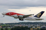 Singapore Airlines, 9V-SKJ, Airbus A380-841, 05.August 2016, ZRH Zürich, Switzerland.