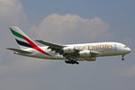 Emirates Airlines, A6-EOP, Airbus A380-861, BKK Bangkok Suvarnabhumi, Thailand.