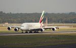 Emirates, A6-EEZ,(c/n 158),Airbus A 380-861,01.09.2016, DUS-EDDL, Düsseldorf, Germany 