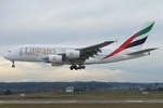 Emirates Airbus A380-861 A6-EOI, cn(MSN): 178,
Zürich-Kloten Airport, 24.11.2016.