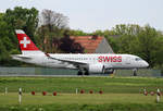 Swiss, Airbus A 220-100, HB-JBA, TXL, 03.05.2019