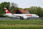 Swiss, Airbus A 220-100, HB-JBA, TXL, 03.05.2019
