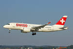 SWISS Global Air Lines, HB-JBB, Bombardier CS-100,  Canton de Genève , 24.Juli 2019, ZRH Zürich, Switzerland.