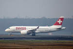 Swiss, Airbus A 220-100, HB-JBA, TXL, 24.11.2019