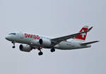 Swiss, Airbus A 220-100, HB-JBA, TXL, 19.01.2020