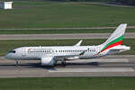 Bulgaria Air, LZ-LIS, Airbus A220-171, msn: 50077, 30.März 2025, ZRH Zürich, Switzerland.