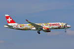 SWISS International Air Lines, HB-JCA, Bombardier CS-300, msn: 55010,  Fichtre 2017 , 15.Juni 2018, ZRH Zürich, Switzerland.