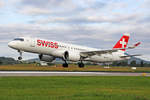 SWISS International Air Lines, HB-JCC, Bombardier CS-300, msn: 55012, 01.August 2019, ZRH Zürich, Switzerland.