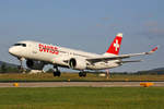 SWISS International Air Lines, HB-JCO, Bombardier CS-300, msn: 55033, 01.August 2019, ZRH Zürich, Switzerland.