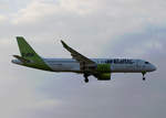 Air Baltic, Airbus A 220-300, YL-CSA, TXL; 05.03.2020