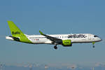 Air Baltic, YL-CSC, Bombardier CS-300, msn: 55005, 28.September 2020, MXP Milano-Malpensa, Italy.