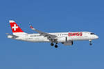 SWISS International Air Lines, HB-JCJ, Bombardier CS-300, msn: 55025, 13.Februar 2021, ZRH Zürich, Switzerland.