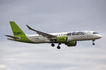 Air Baltic, YL-AAX, Airbus A220-371, msn: 55094, 02.Januar 2022, ZRH Zürich, Switzerland.
