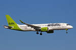 Air Baltic, YL-AAX, Airbus A220-371, msn: 55094, 13.Februar 2022, ZRH Zürich, Switzerland.