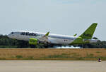 Air Baltic, Airbus A 220-300, YL-ABF, BER, 24.06.2022
