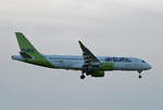 Air Baltic, Airbus A 220-300, YL-ABE, BER, 08.10.2022