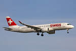 SWISS International Air Lines, HB-JCI, Bombardier CS-300, msn: 55023, 01.Januar 2023, ZRH Zürich, Switzerland.