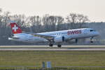 HB-JCI , Swiss , Bombardier CSeries CS300 (BD-500-1A11) , Berlin-Brandenburg  Willy Brandt  , BER ,09.04.2023 , 