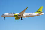 Air Baltic, YL-AAP, Airbus, A220-300, 24.06.2023, BRU, Brüssel, Belgien