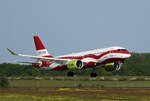 Air Baltic, Airbus A 220-300, YL-CSL, BER, 18.05.2023