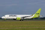 Air Baltic, YL-ABI, Airbus A220-371, msn: 55163, 20.Mai 2023, AMS Amsterdam, Netherlands.