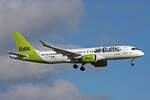 Air Baltic, YL-AAW, Airbus A220-371, msn: 55086, 29.November 2023, ZRH Zürich, Switzerland.
