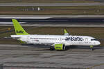 Air Baltic, YL-AAO, Airbus A220-371, msn: 55050, 16.Januar 2024, ZRH Zürich, Switzerland.
