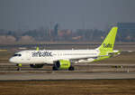 Air Baltic, Airbus A 220-300, YL-CSB, BER, 03.03.2024