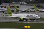 Air Baltic, YL-ABF, Airbus A220-371, msn: 55133, 01.April 2024, ZRH Zürich, Switzerland.