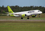 Air Baltic, Airbus A 220-300, YL-AAZ, BER, 12.05.2024