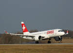 Swiss, Airbus A 220-300, HB-JCF, BER, 22.03.2025