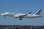 Air France, F-HPNF, Airbus A220-371, msn: 55242,  Gevrey-Chambertin , 08.April 2025, ZRH Zürich, Switzerland.