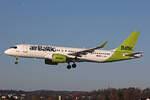 Air Baltic, YL-ABH, Airbus A220-371, msn: 55162, 08.April 2025, ZRH Zürich, Switzerland.