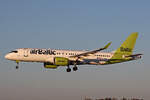 Air Baltic, YL-CSA, Bombardier CS-300, msn: 55003, 08.April 2025, ZRH Zürich, Switzerland.