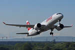 SWISS International Air Lines, HB-JCU, Airbus A220-371, msn: 55110,  Davos , 01.Mai 2025, ZRH Zürich, Switzerland.