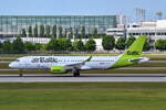 YL-AAU , airBaltic , Airbus A220-300 (BD-500-1A11) , 30.05.2025 , München ,  Franz Josef Strauß  , 
