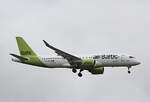 Air Baltic, Airbus A 220-300, YL-ABA, BER, 10.10.2025