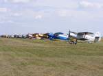 AN 2 Parade beim Antonow 2 Treffen am Flugplatz Gera EDAJ 7.-9.8.2009.