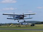 D-FWJK (ex. DDR-WJK), Antonow AN2, gestartet in Gera (EDAJ) am 13.8.2016