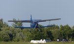 Antonow AN2, HA-ABA vor der Landung auf der Piste 24 in Gera (EDAJ) am 13.8.2016