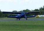 Antonow AN2, HA-ABA beim Start auf der 24 in Gera (EDAJ) am 13.8.2016