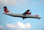 05.08.08 (HAM) Auf dem Abendkurs von Czech Airlines kamen sie mit ihrer ATR72-500.