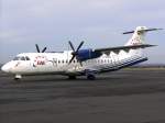 European Air Express ATR-42 abgestellt in DTM / EDLW / Dortmund am 25.12.2007