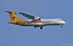 Aurigny Air Services, G-BXTN, ATR 72-202 im Anflug 26L in LGW aus Guernsey (GCI) 18.05.2004