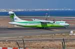 EC-IYC  Los Gofiones  / Binter Canarias / ATR 72-500 rollt in Arrecife (ACE) zum Start. 18.03.2014