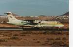 EC-FKQ, ATR 72, MSN: 276, Binter Canarias, Arrecife Lanzarote Airport, 02/10/1999.